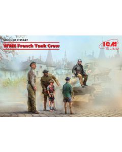 ICM 35647 WWII French Tank Crew 1/35