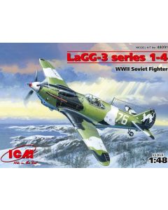 ICM 48091 LaGG-3 Series 1-4 WWII Soviet Fighter 1/48