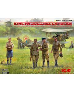 ICM 48254 U-2/Po-2VS with Soviet Pilots & GP (1943-1945) 1/48