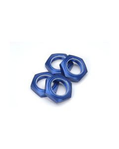 Kyosho IFW336BL Wheel Nut w/Nylon 17mm blue 4pcs/MP777,ST-R