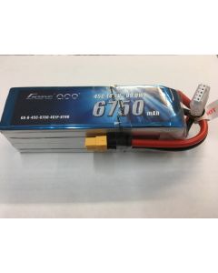 Gens Ace 6750mAh 45C 14.8V 99.9Wh Lipo Battery (XT60 Plug / Splash Drone)