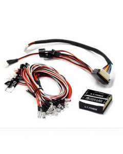 Integy 24932 G.T. Power 4-Channel LED Lighting System for Custom 1/14 Semi-Tractor Truck