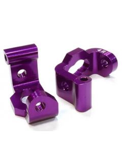 Integy 26185PURPLE 4 Degree Front Caster Block C-Hubs for HPI 1/10 Sprint 2 On-Road