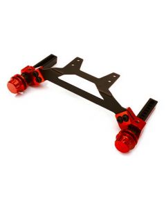 Integy 27980RED Extended Rear Body Mount & Post Set for Traxxas 1/10 Slash 2WD