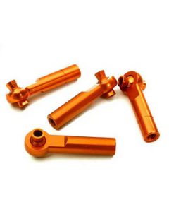 Integy 28067ORANGE 3mm Metal Ball End 35mm Long M4 Normal(2)Reverse(2)Thread for 1/10 Revo & Summit