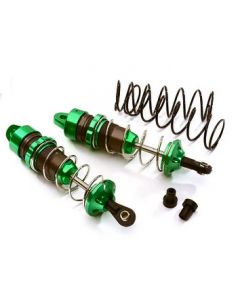 Integy 28474GREEN 90mm Front Big Bore Shocks for Traxxas 1/10 Stampede, Rustler & Slash