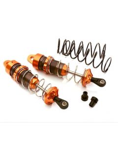 Integy 28474ORANGE 90mm Front Big Bore Shocks for Traxxas 1/10 Stampede, Rustler & Slash