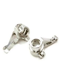 Integy 28615SILVER Steering Knuckles for Tamiya 1/10 TA07 PRO