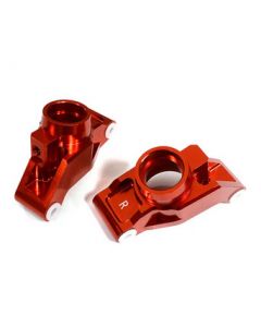 Integy 29373RED Rear Hub Carriers for Traxxas 1/10 Maxx Truck 4S