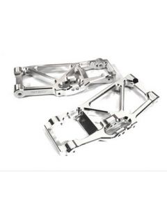Integy 29380SILVER Lower Suspension Arms for Traxxas 1/10 Maxx Truck 4S 