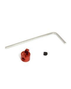 Integy 29822RED Alu Alloy Propeller Drive Dog 3mm O.D.=7mm for RC Boat