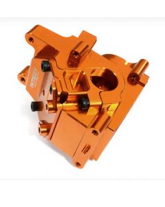 Integy C29981ORANGE Alu Gearbox Case Bulkhead for Arrma 1/8 Kraton 6S BLX 