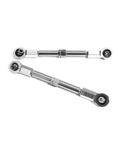 Integy 30198SILVER Machined Side Steering Turnbuckles 100mm for Traxxas 1/10 Maxx Truck 4S