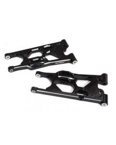 Integy 31333BLACK Rear Lower Arms for Losi 1/10 Lasernut U4 4WD Brushless RTR