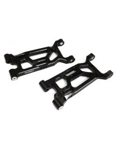 Integy 31334BLACK Front Lower Arms for Losi 1/10 Lasernut U4 4WD Brushless RTR