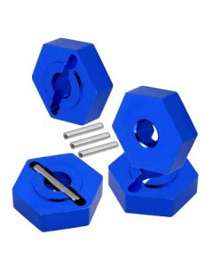 Integy 31565BLUE Wheel Hex Adaptors 14mm for Arrma Senton 3S, Typhon 3S, Vorteks 3S