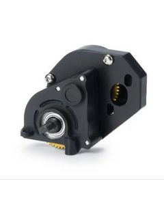 Integy 32081BLACK Alloy Machined Gearbox w/ Internals for Axial SCX24 Crawler