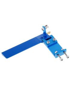 Integy 32289BLUE Alloy Rudder 95mm w/Water Intake for RC Boat (42mm Offset)