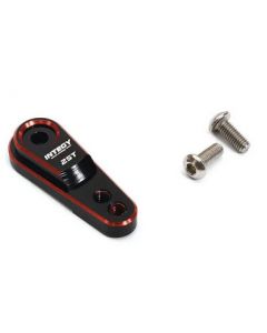 Integy 32327BLACKRED Alloy Servo Horn 25T for Futaba Servo (r=18, 22mm)