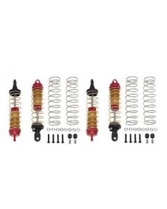 Integy 32373red Alloy Front & Rear Shock Set (4) for Traxxas 1/10 Maxx 4S Truck