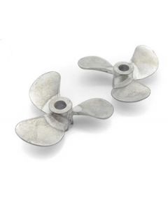 Integy 32457 Alloy 40mm 3-Blade Propeller 4mm Shaft LH-RH Set for RC Boat 