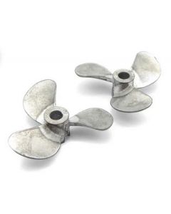 Integy 32459 Alloy 48mm 3-Blade Propeller 4mm Shaft LH-RH Set for RC Boat