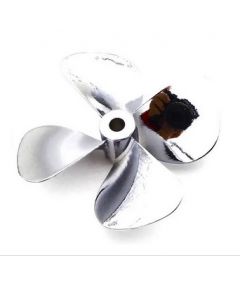 Integy 32463 Zinc Metal 55mm 4-Blade Counter Rotate Propeller 4mm Shaft for RC Boat 