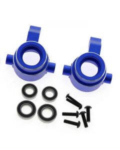 Integy 32471BLUE Alloy Machined Steering Blocks for Traxxas 1/8 Sledge 4WD Monster Truck 