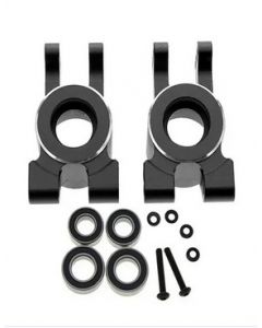Integy 32472BLACK Alloy Machined Rear Hub Carriers for Traxxas 1/8 Sledge 4WD Monster Truck
