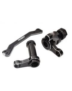 Integy 32942BLACK Steering Bell Crank Upgrade for Traxxas Sledge 4WD 1/8 Scale