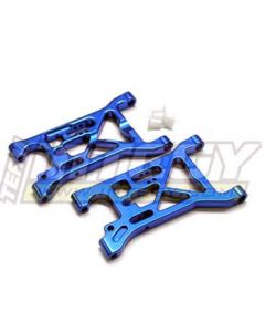 Integy T8153BLUE HD Alloy Front Lower Arms for Losi 8ight (LOSA0801)