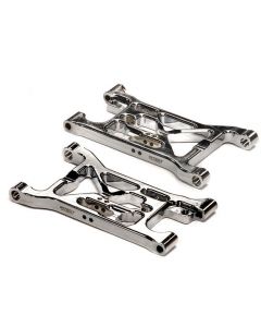 Integy T8153CHROME HD Alloy Front Lower Arms for Losi 8ight (LOSA0801)