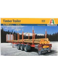 Italeri 3868 Timber Trailer Plastic Model Kit 1/24