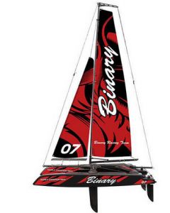 Joysway Binary Red 2.4Ghz Mini Catamaran RTR RC Yacht