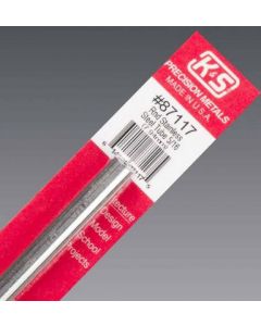 K&S 87117 ROUND STAINLESS STEEL TUBE 5/16in (7.94mm/ 12in Length, approx8mm)