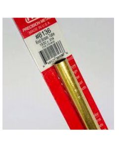 K&S 8136 ROUND BRASS TUBE 13/32in x .014 WALL (12in LENGTHS) 1pc