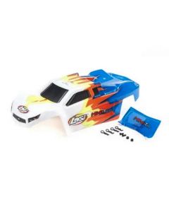 Losi LOS210014 Truggy Painted Body, Blue and White, Mini T 2.0  1/16