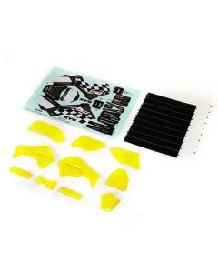 Losi LOS260003 Yellow Plastics with Wraps, ProMoto-MX