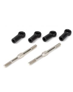 LOSI LOSA6542 Turnbuckles 4mm x 60mm with Ends - 8B