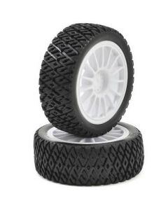 Losi LOS41006 Mini Rally Replacement Tyres and Rims (2pcs)  1/10