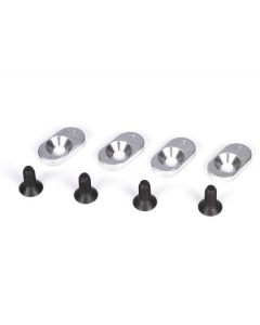 Losi LOSB5804 Engine Mount Inserts & Screws, 19.5/58 (4): 5-T