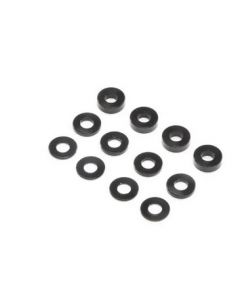 Losi TLR336007 Alum Washer Set 3x6.5mm, Black, 22 5.0, 22X-4