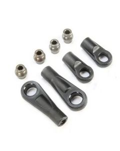 Losi TLR351008 Dual Steering Rod Ends and Pivot Balls, 5B, 5T