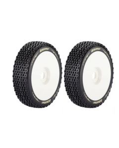 Louise LT3127W B-Pirate 1/8 Competition Buggy Tyres 17mm Hex
