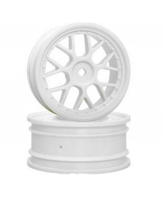 LRP 122178 7-Spoke Wheel white (2 pcs) - S10 TC Blast 1/10