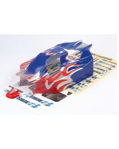 LRP 133026 Painted Body red/blue HD - Rebel BX  1/8
