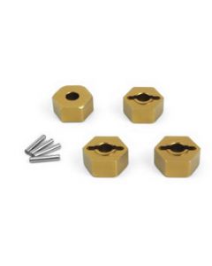 Maverick 150471 Aluminum 14mm Hex Hub Set (Gold/4pcs)