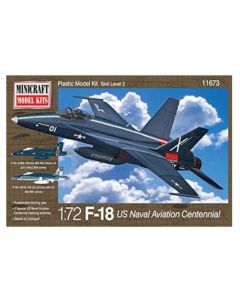 Minicraft 11673 F-18 US Naval Aviation Centennial Plastic Model Kit 1/72