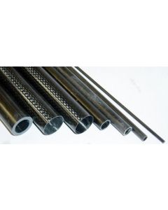 Family Land Round Tube - Carbon Fibre, Aluminum, Brass & Copper (1m Length) - IN STORE ONLY