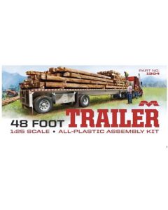 Moebius 1304  48 Foot Trailer with Cambered Deck 1/25